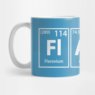 Flash (Fl-As-H) Periodic Elements Spelling Mug